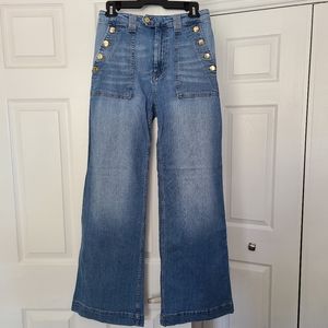 H&M High-Rise Wide Leg Jeans